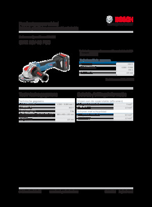 Akumulatorske kutne brusilice Bosch GWX 18V-10 PSC