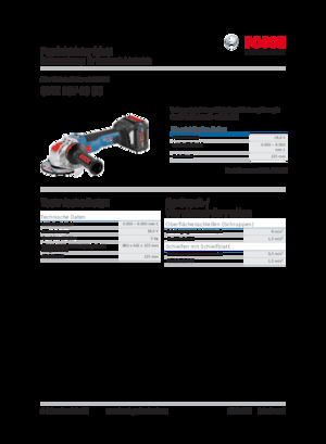 Akumulatorske kutne brusilice Bosch GWX 18V-10 SC