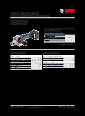 Akumulatorske kutne brusilice Bosch GWX 18V-10 SC