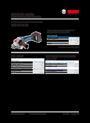 Akumulatorske kutne brusilice Bosch GWX 18V-10 SC