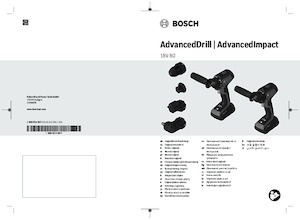 Akumulatorske bušilice i odvijači Bosch AdvancedImpact 18V-80 QuickSnap