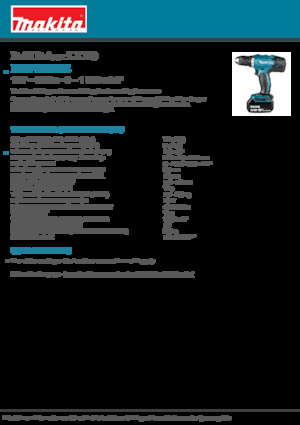 Akumulatorske bušilice i odvijači Makita DDF453RFE
