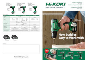 Akumulatorske bušilice i odvijači HiKOKI DV12DA