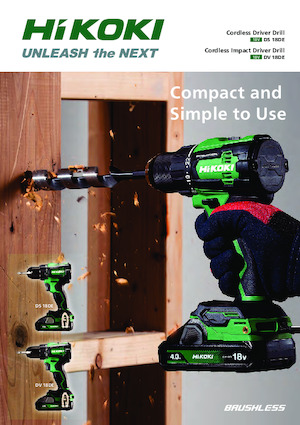 Akumulatorske bušilice i odvijači HiKOKI DV18DE