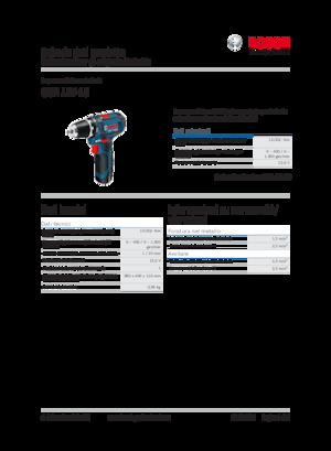 Akumulatorske bušilice i odvijači Bosch GSR 12V-15