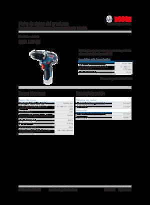 Akumulatorske bušilice i odvijači Bosch GSR 12V-35