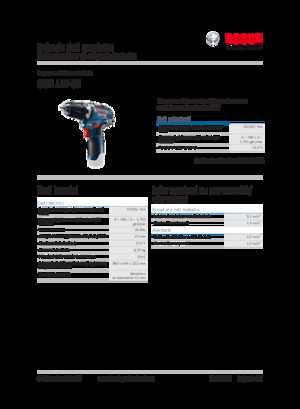 Akumulatorske bušilice i odvijači Bosch GSR 12V-35