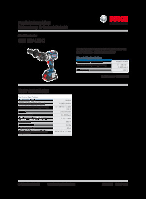 Akumulatorske bušilice i odvijači Bosch GSR 18V-110 C