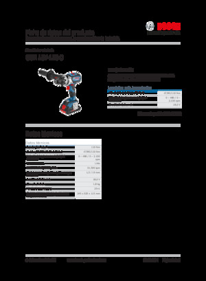 Akumulatorske bušilice i odvijači Bosch GSR 18V-110 C