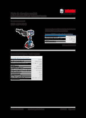 Akumulatorske bušilice i odvijači Bosch GSR 18V-110 C