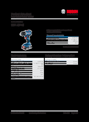 Akumulatorske bušilice i odvijači Bosch GSR 18V-45