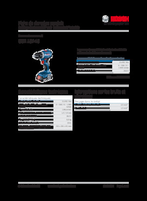 Akumulatorske bušilice i odvijači Bosch GSR 18V-45