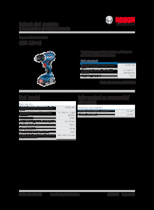 Akumulatorske bušilice i odvijači Bosch GSR 18V-45
