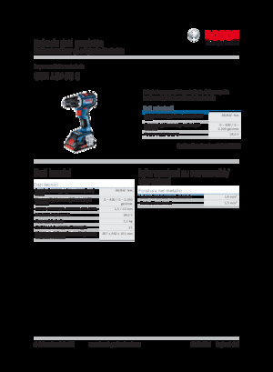 Akumulatorske bušilice i odvijači Bosch GSR 18V-90 C