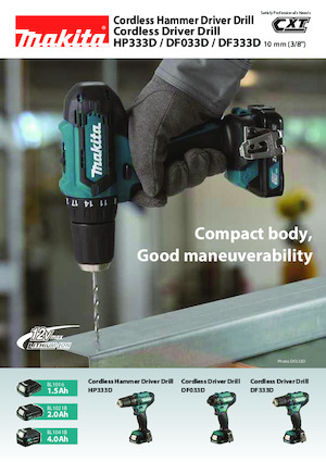 Akumulatorske bušilice i odvijači Makita DF033D