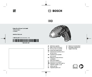 Akumulatorske bušilice i odvijači Bosch IXO 5