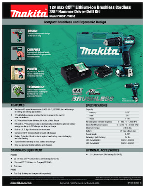 Akumulatorske bušilice i odvijači Makita PH05R1 