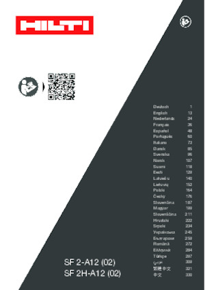 Akumulatorske bušilice i odvijači Hilti SF 2-A12