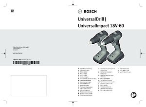 Akumulatorske bušilice i odvijači Bosch UniversalImpact 18V-60