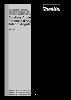 Akumulatorske bušilice i odvijači Makita XAD02