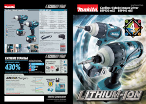 Akumulatorski udarni izvijači i ključevi Makita BTP140 