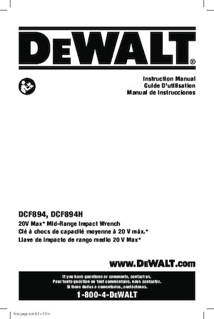 Akumulatorski udarni izvijači i ključevi DEWALT DCF894P2