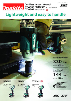 Akumulatorski udarni izvijači i ključevi Makita DTW300 