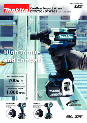 Akumulatorski udarni izvijači i ključevi Makita DTW700 