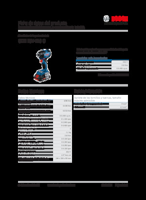 Akumulatorski udarni izvijači i ključevi Bosch GDR 18V-210 C