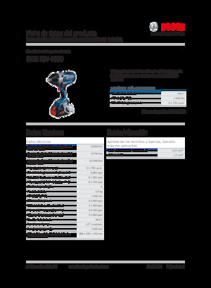Akumulatorski udarni izvijači i ključevi Bosch GDS 18V-1000