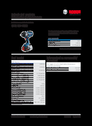 Akumulatorski udarni izvijači i ključevi Bosch GDS 18V-1000