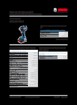 Akumulatorski udarni izvijači i ključevi Bosch GDS 18V-210 C