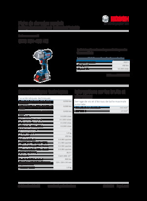 Akumulatorski udarni izvijači i ključevi Bosch GDS 18V-450 HC