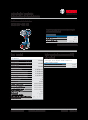 Akumulatorski udarni izvijači i ključevi Bosch GDS 18V-450 HC
