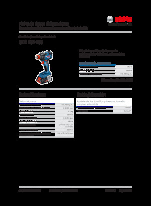 Akumulatorski udarni izvijači i ključevi Bosch GDX 18V-200