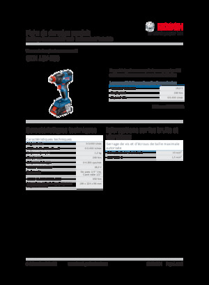 Akumulatorski udarni izvijači i ključevi Bosch GDX 18V-200