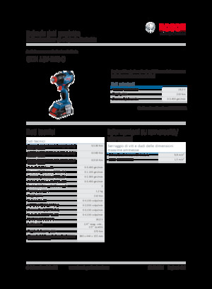 Akumulatorski udarni izvijači i ključevi Bosch GDX 18V-210 C