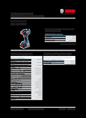 Akumulatorski udarni izvijači i ključevi Bosch GDX 18V-210 C