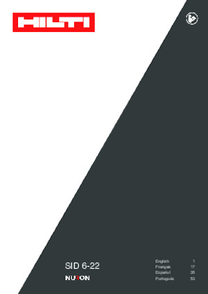 Akumulatorski udarni izvijači i ključevi Hilti SID 6-22