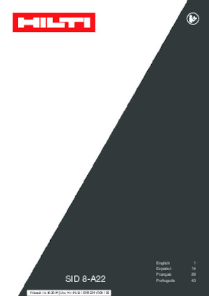 Akumulatorski udarni izvijači i ključevi Hilti SID 8-A22 