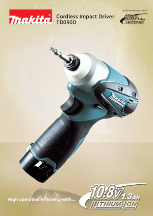 Akumulatorski udarni izvijači i ključevi Makita TD090D