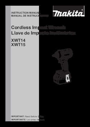 Akumulatorski udarni izvijači i ključevi Makita XWT15T