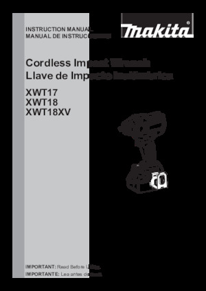 Akumulatorski udarni izvijači i ključevi Makita XWT18XVZ