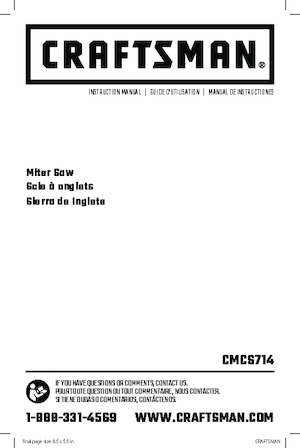 Akumulatorske potezne zaklopne pile Craftsman CMCS714M1 