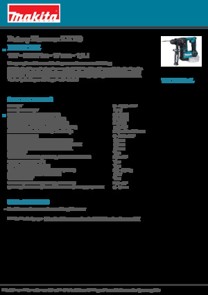 Akumulatorski rotacijski čekići SDS Makita DHR171Z