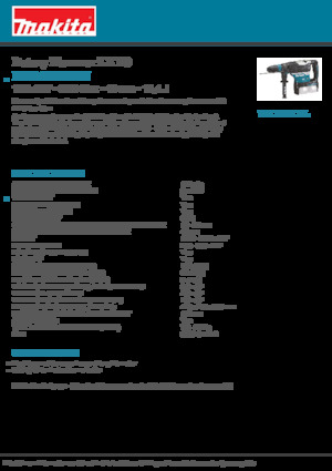 Akumulatorski rotacijski čekići SDS Makita DHR400ZKUN