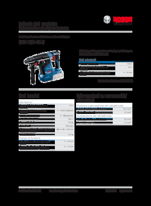Akumulatorski rotacijski čekići SDS Bosch GBH 18V-24 C 