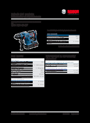 Akumulatorski rotacijski čekići SDS Bosch GBH 18V-34 CF