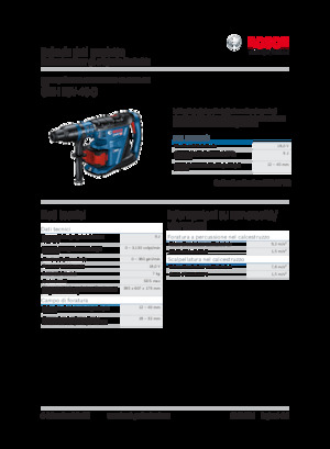 Akumulatorski rotacijski čekići SDS Bosch GBH 18V-40 C