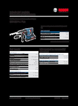 Akumulatorski rotacijski čekići SDS Bosch GBH 36 V-LI Plus